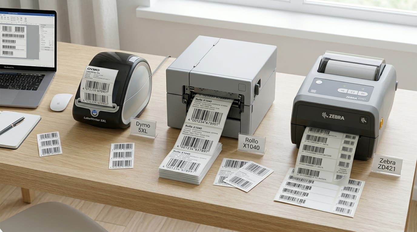Dymo vs Rollo vs Zebra: ¿Cuál es la Mejor Impresora de Etiquetas para Pequeños Negocios?