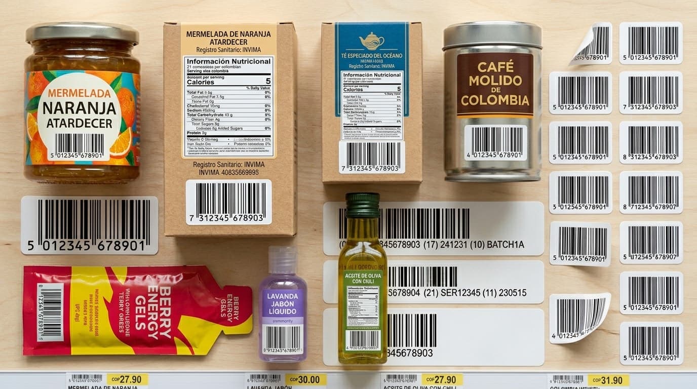 Etiquetas para Productos en Colombia: Normativa, Diseño e Impresión